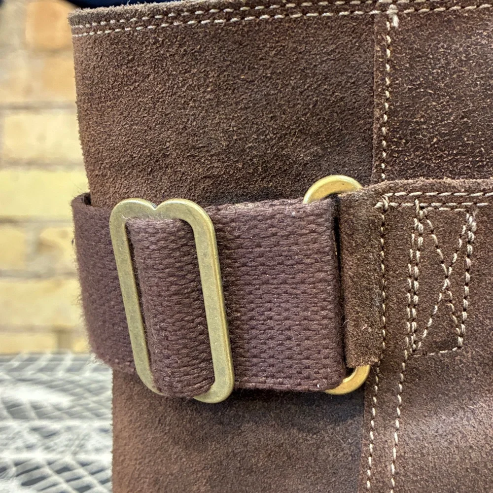 Sorel Toronto Dark Brown Suede Winter Boots, sz 8 - Picture 5 of 10